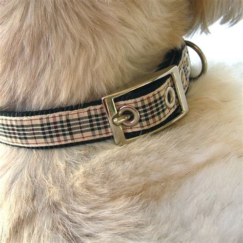 burberry dogs coat|Burberry plaid dog collar.